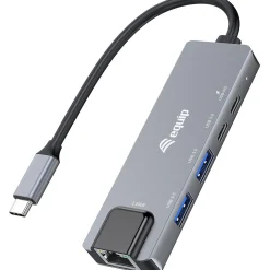 Equip Adapter USB-C -> RJ45 10/100/1000/2500 Mbps + USB 3.2