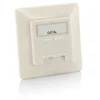 equip Anschlussdose Cat.6a Reinweiss 2-Port UP (5 Stück)