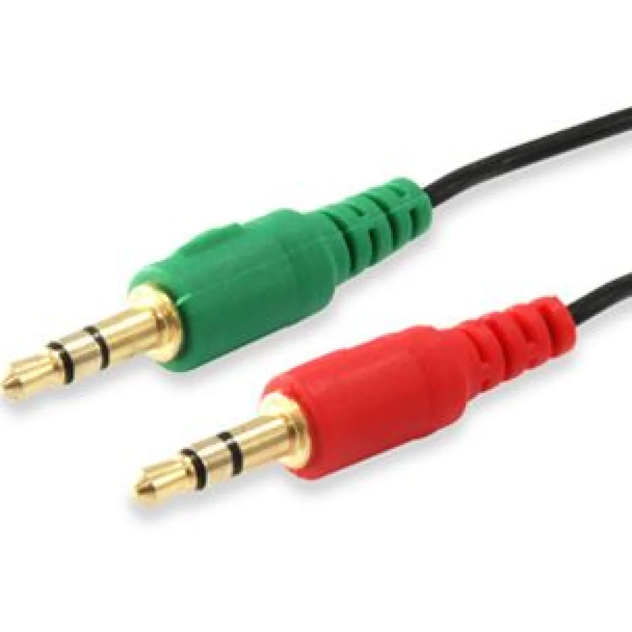 Equip Audio Splitter Klinke Stecker auf 2.5mm Klinke Buchse Stereo Schwarz/Rot/Grün