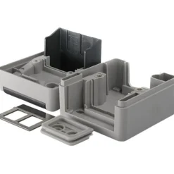 Equip Aufputzdose 2-Port Keystone ungeschirmt outdoor grau