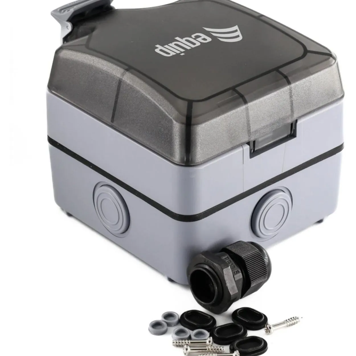 Equip Aufputzdose 1-Port Keystone ungeschirmt outdoor grau