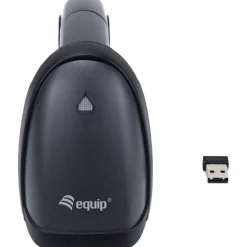 Equip Barcode Handscanner 2D Laser mit Halterung 2.4GHz sw