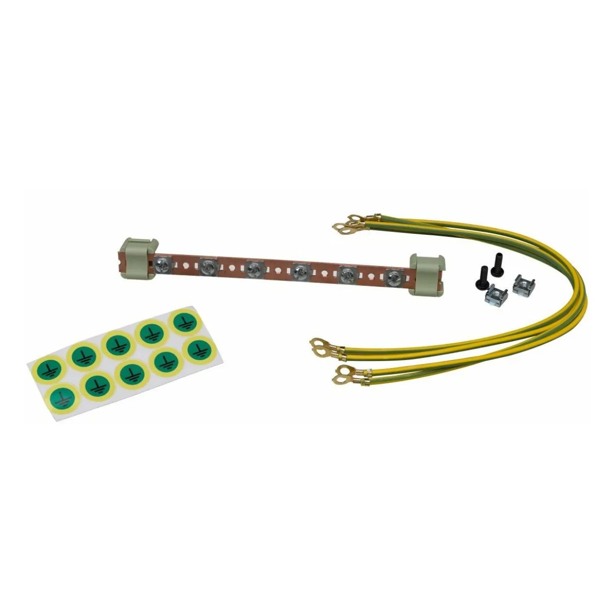 Equip Erdungsset für Serverschränke, 6 Erdungspunkte 22cm