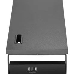 Equip ERGO Monitorerhöhung mit USB Anschluss schwarz