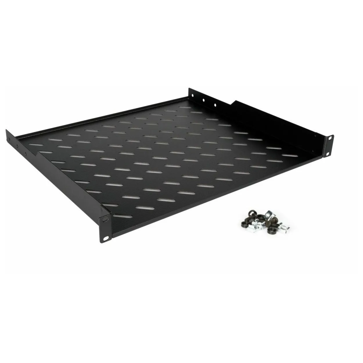 Equip Fachboden fest 19" für Serverschränke, 1U 60cm sw