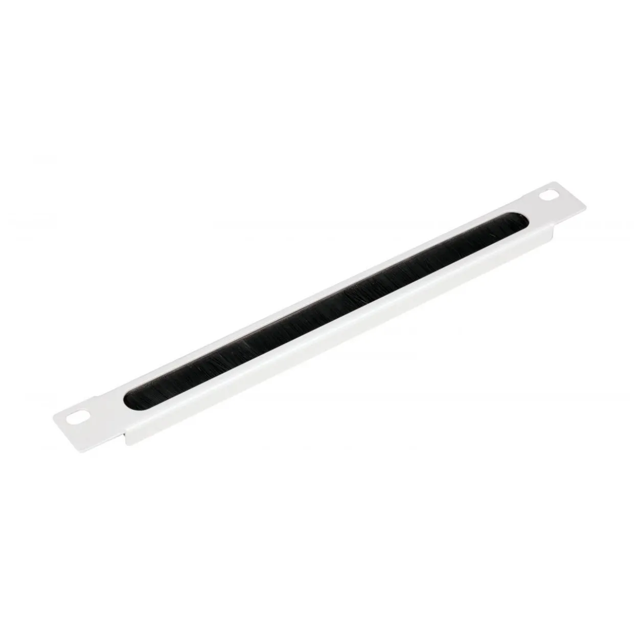 Equip 10" Kabeldurchführung mit Bürsteneinsatz, 1U grau