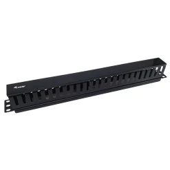 Equip 19" Kabelmanagement Panel Ausstattung 1U schwarz