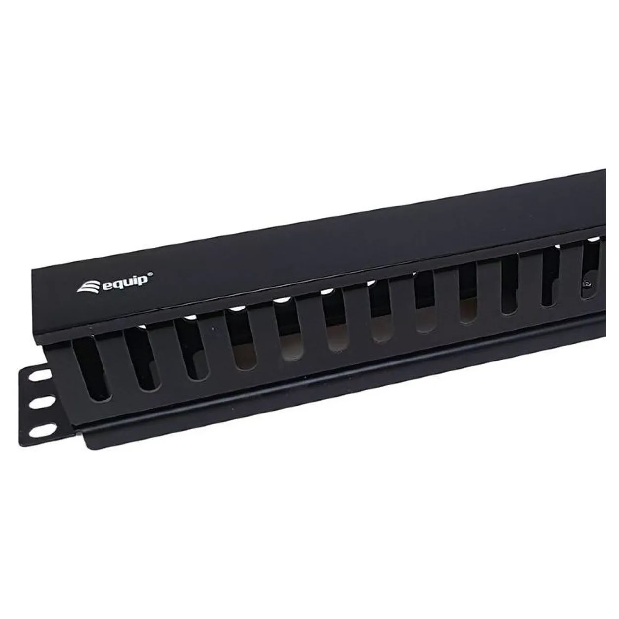 Equip 19" Kabelmanagement Panel Ausstattung 1U schwarz