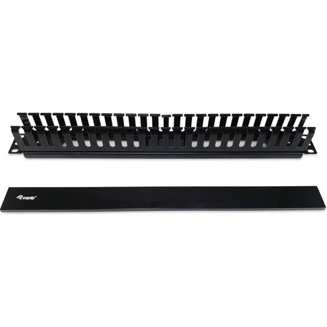 Equip 19" Kabelmanagement Panel Ausstattung 1U schwarz