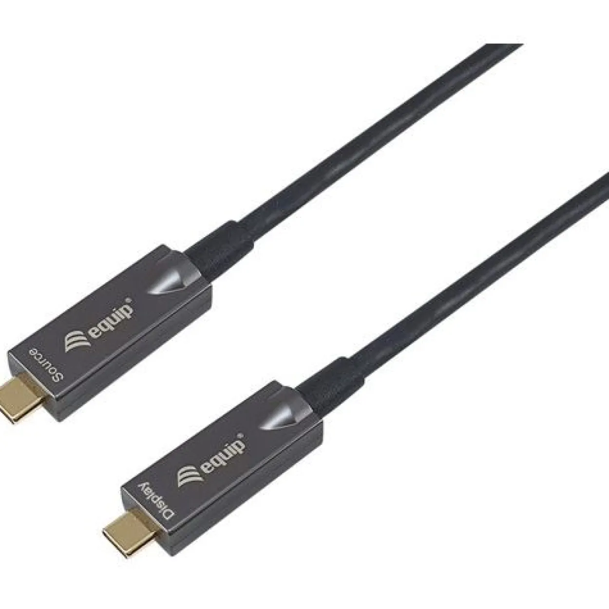 Equip Kabel USB-C3.2->C AOC 8K PD60W St/St 15.00m schwarz