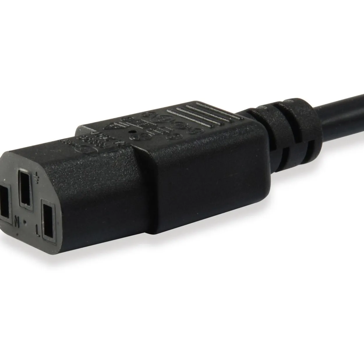 Equip Kaltgeräteverl.-Kabel IEC C14 -> IEC C13 St/Bu 3m sw