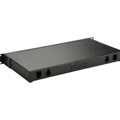 Equip LWL-Spleißkasten 12-Port LC-Duplex OM4 1U komplett sw