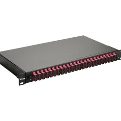 Equip LWL-Spleißkasten 24-Port SC-Duplex OM4 1U komplett sw