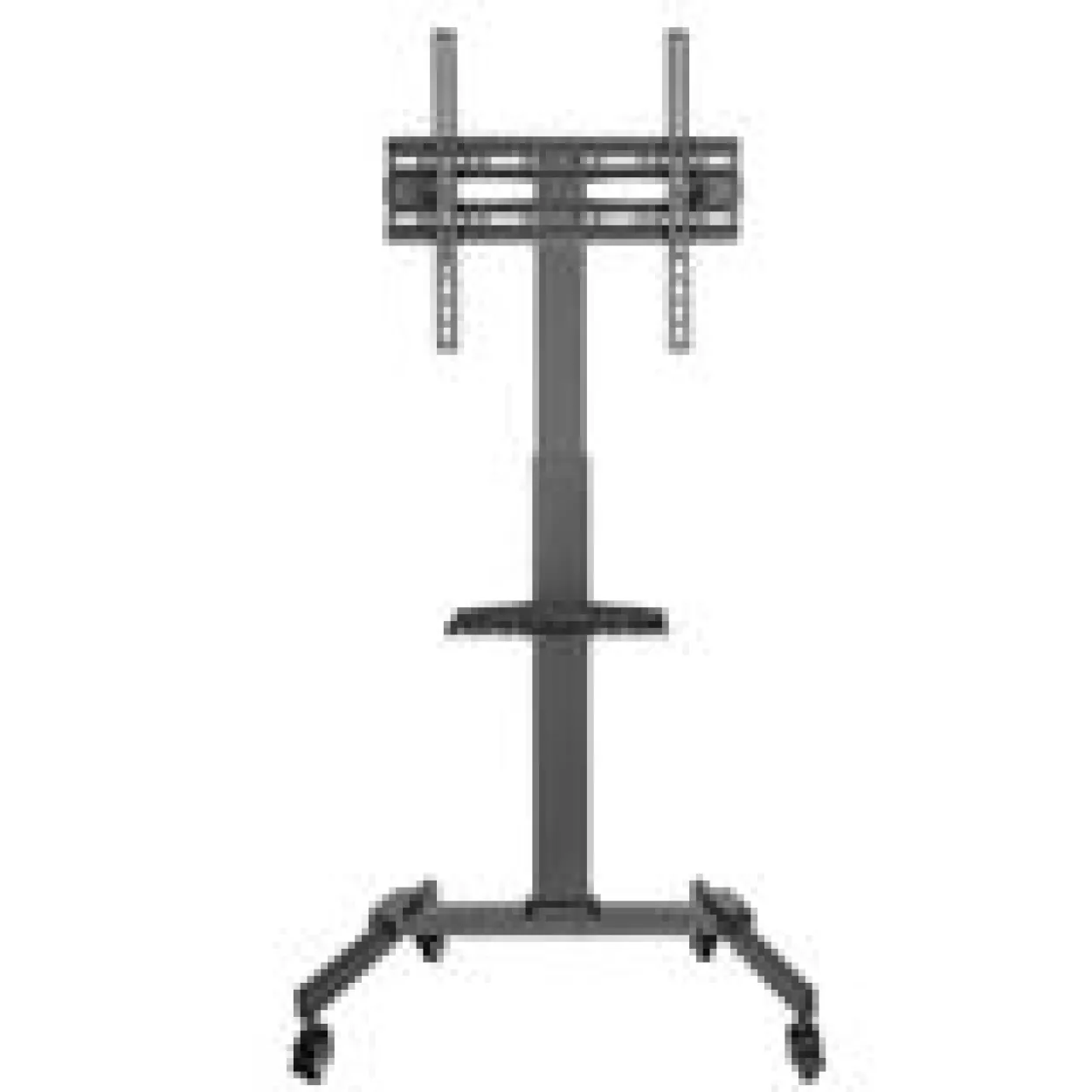Equip Monitor Tischhalterung 32"-55" Universal TV Rollbar sw