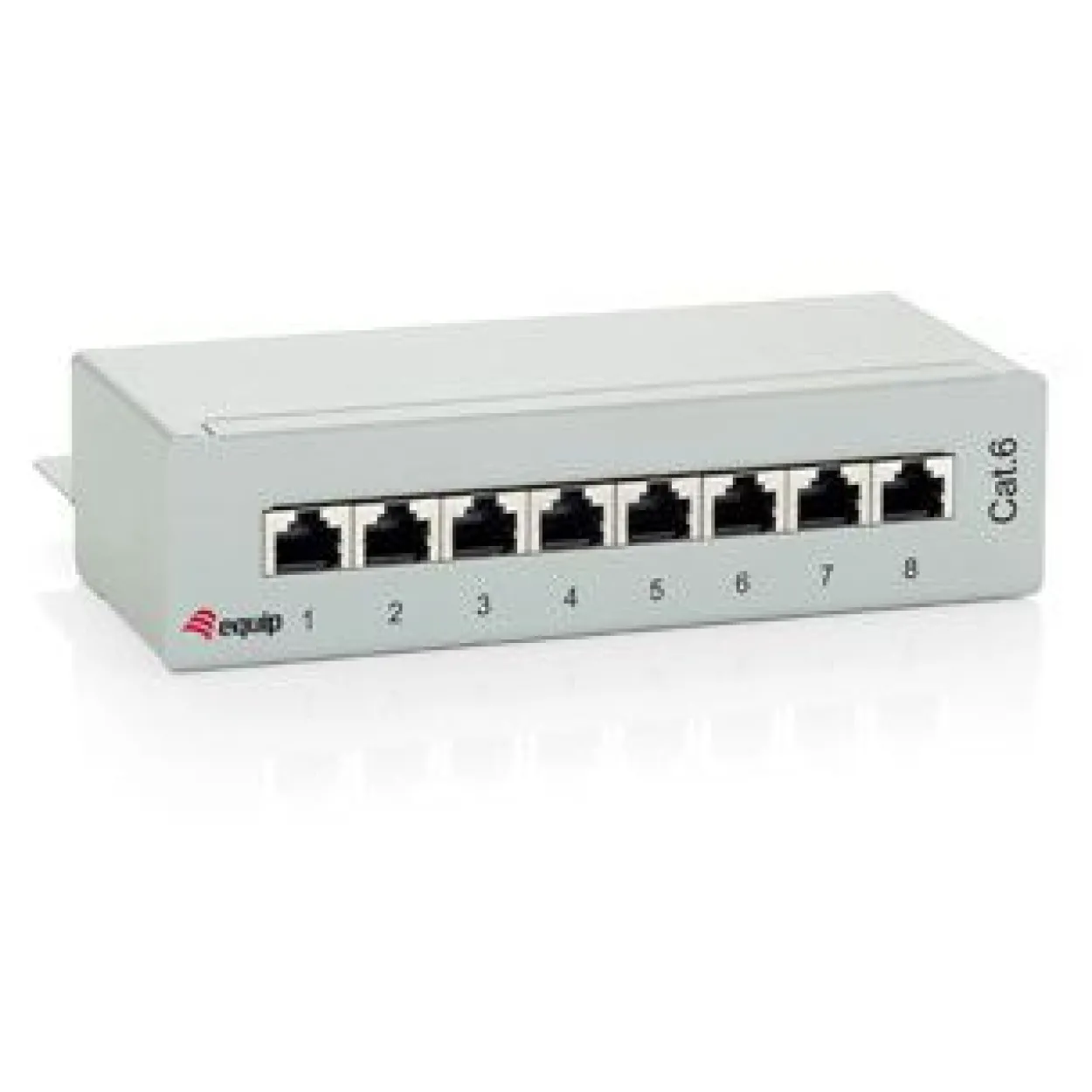 equip PatchPanel 8-Port Cat.6 geschirmt (Tisch-/ Wandgerät)