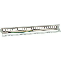 Equip Patchpanel 24x Cat6A 19" FTP 1HE Keystone Montage ws