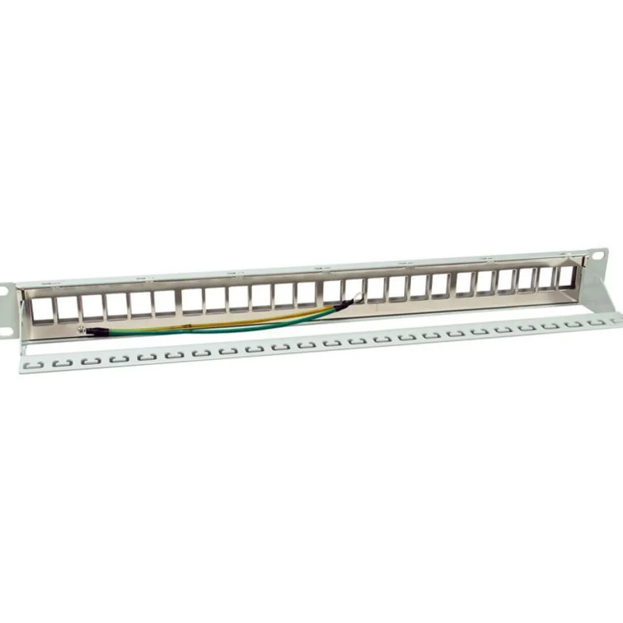 Equip Patchpanel 24x Cat6A 19" FTP 1HE Keystone Montage ws