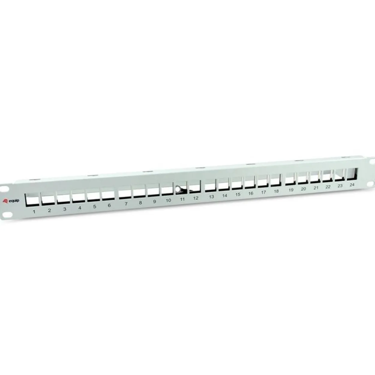 Equip Patchpanel 24x Cat6A 19" FTP 1HE Keystone Montage ws