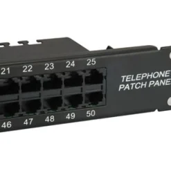 Equip Patchpanel 50x Cat3 19" 1HE ISDN hellgrau
