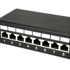 Equip Patchpanel 327425 24x RJ45 Cat5e 19" 1HE schwarz