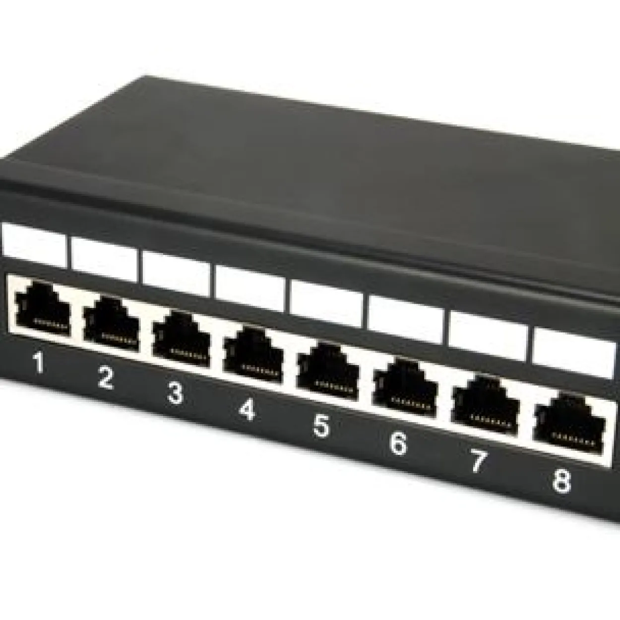 Equip Patchpanel 327425 24x RJ45 Cat5e 19" 1HE schwarz