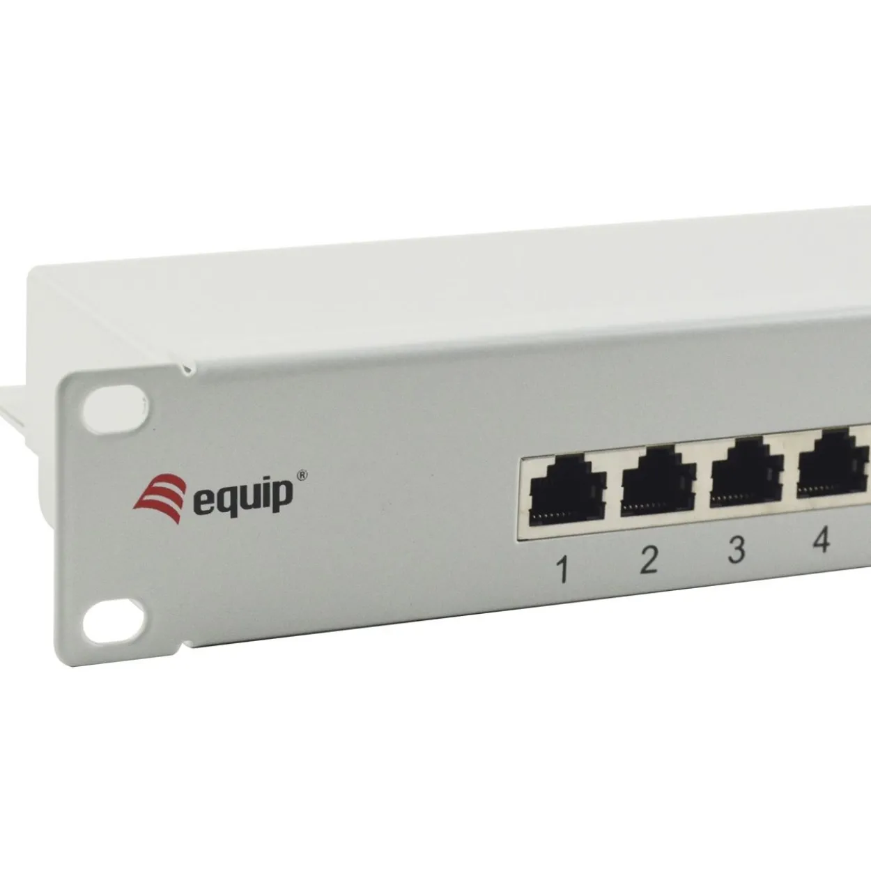 Equip Patchpanel 16x RJ45 Cat6 19" 1HE grau