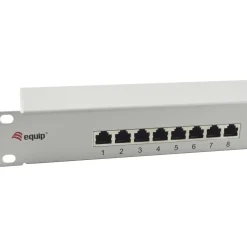 Equip Patchpanel 16x RJ45 Cat6 19" 1HE grau