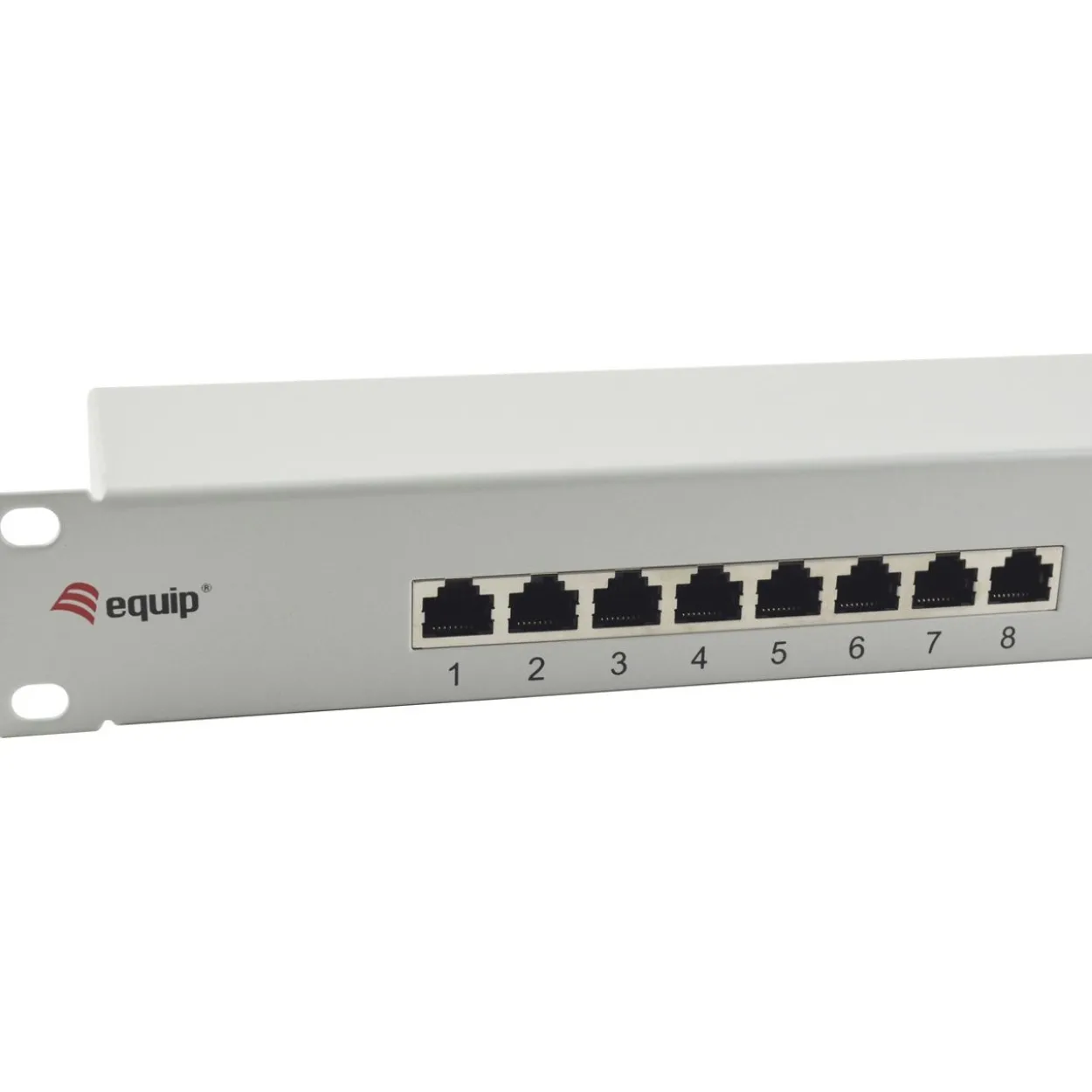 Equip Patchpanel 16x RJ45 Cat6 19" 1HE grau
