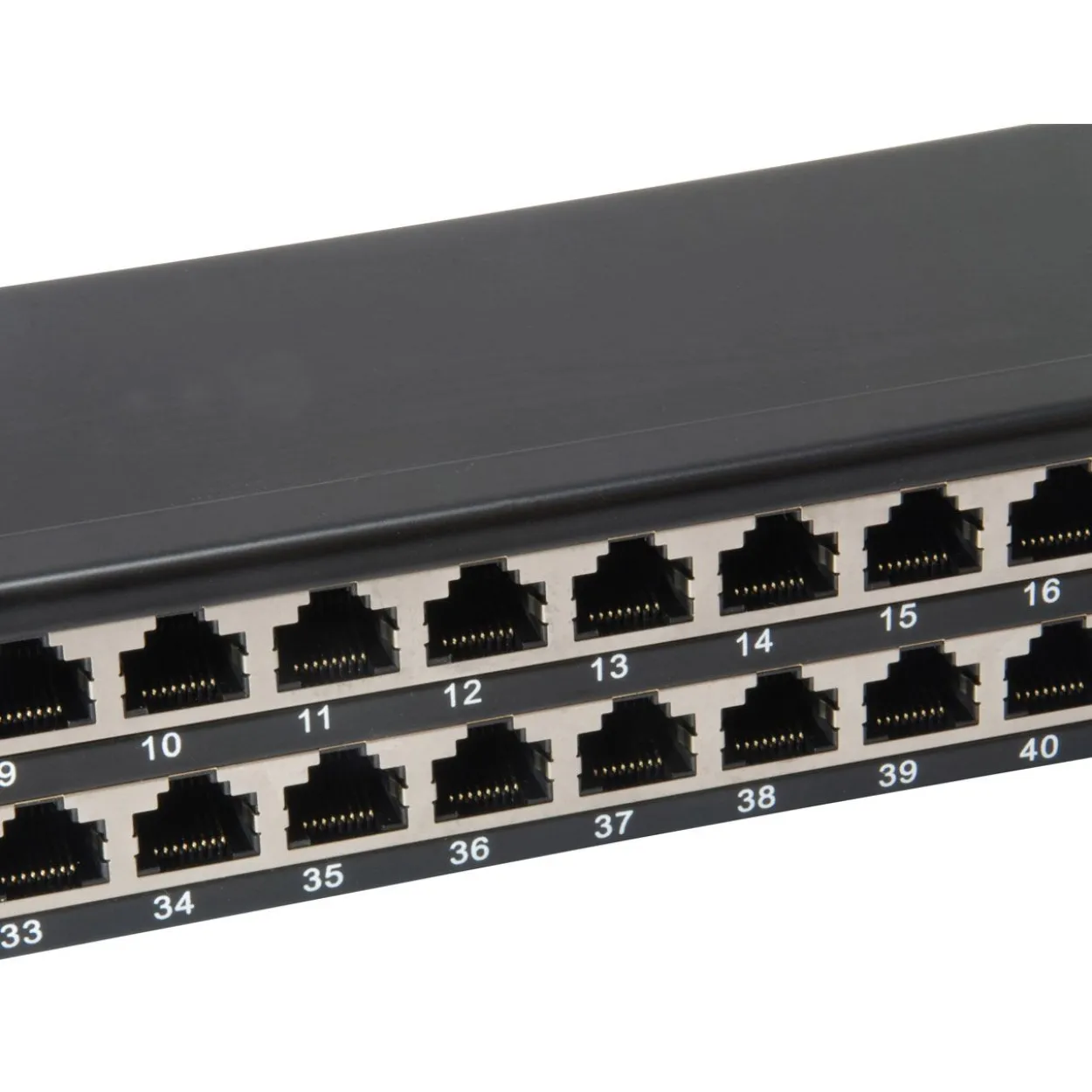 Equip Patchpanel 48x RJ45 Cat6 19" 1HE schwarz