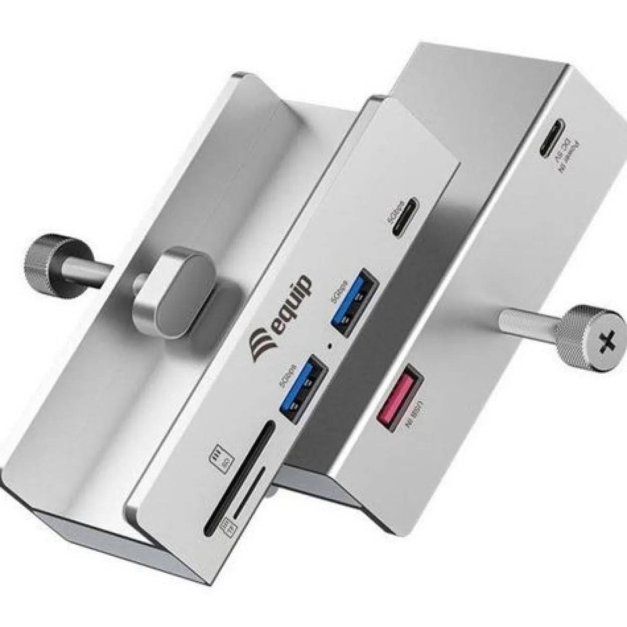 Equip 5-Port-Klemm USB-A3.2-Hub->2xUSB-A/SD/TF/USB-C 5Gbps