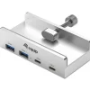 Equip 4-Port-Klemm USB-A3.2-Hub->2xUSB-C/2xUSB-A 5Gbps