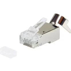 Equip Stecker RJ45 Cat8 geschirmt 50er Set grau