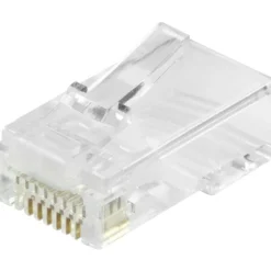 Equip Steckersatz Cat6 RJ45 UTP ungeschirmt 100Stk transpare