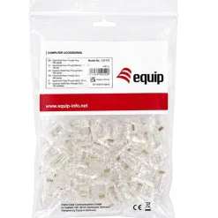 Equip Steckersatz Cat6 RJ45 UTP ungeschirmt 100Stk transpare