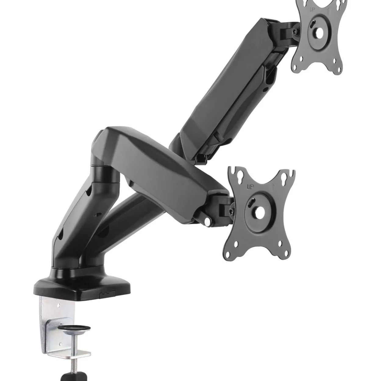 Equip Tischhalterung 17"-32" LCD VESA f. 2 Monitore Gasfeder