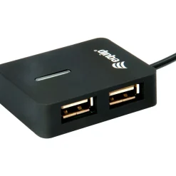 Equip USB-Hub 4Port Reise-USB Hub, schwarz
