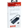 Equip USB-Hub USB 3.0 mit USB-C Adapter 4 Port schwarz