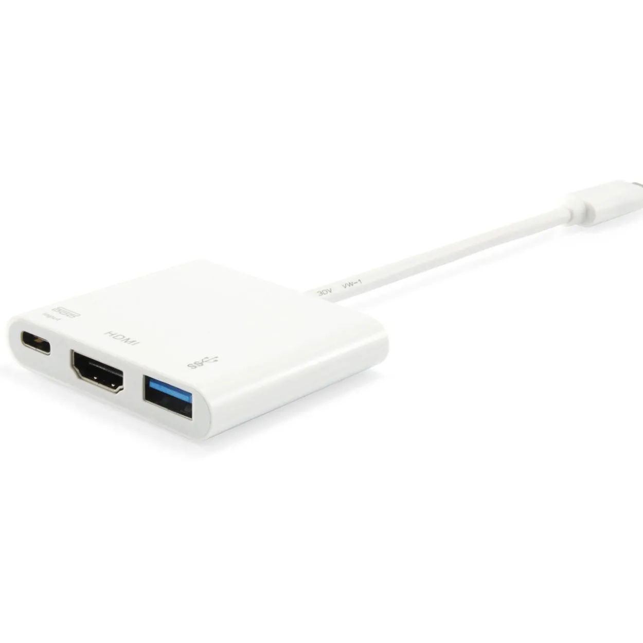 Equip 133461 USB Typ C zu HDMI Buchse USB A Buchse PD Adapter