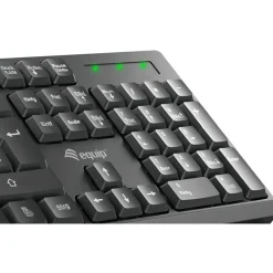 Equip Wireless Tastatur + Maus, Layout italienisch schwarz