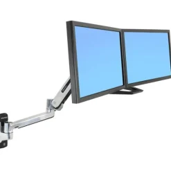 Ergotron 45-383-026 LX HD Sitz Steh Wandhalterung schwarz/silber