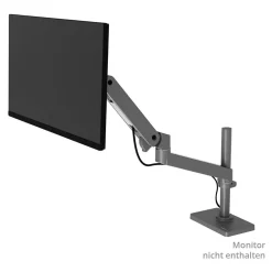 ERGOTRON LX PRO ARM SINGLE DISPLAY TALL, silber