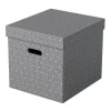 Esselte Home Aufbewahrungsboxen 33,0 l grau 32,0 x 36,5 x 31,5 cm, 3 St.
