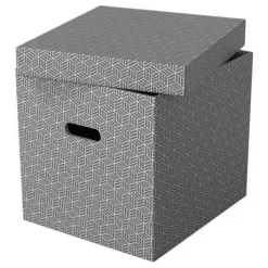 Esselte Home Aufbewahrungsboxen 33,0 l grau 32,0 x 36,5 x 31,5 cm, 3 St.