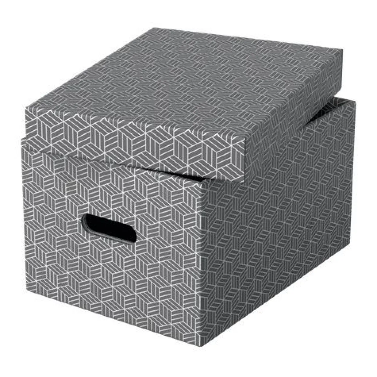 Esselte Home Aufbewahrungsboxen 17,5 l grau 26,5 x 36,5 x 20,5 cm, 3 St.