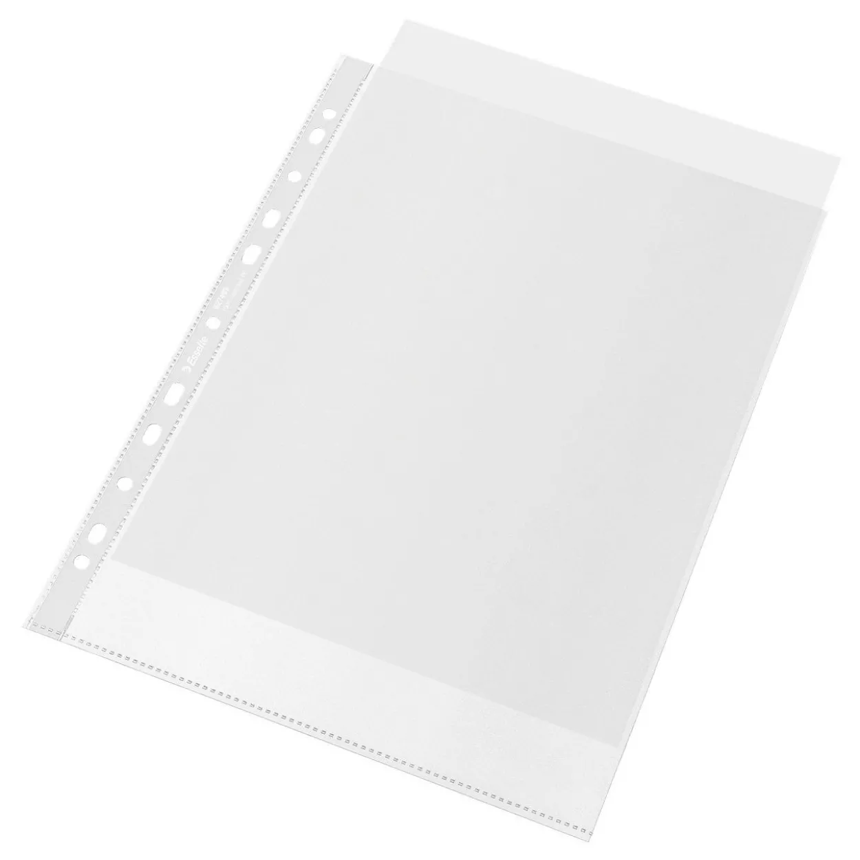 Esselte Prospekthüllen DIN A4 transparent genarbt 0,07 mm, 100 St.