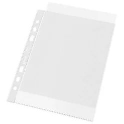 Esselte Prospekthüllen DIN A5 transparent genarbt 0,07 mm, 100 St.