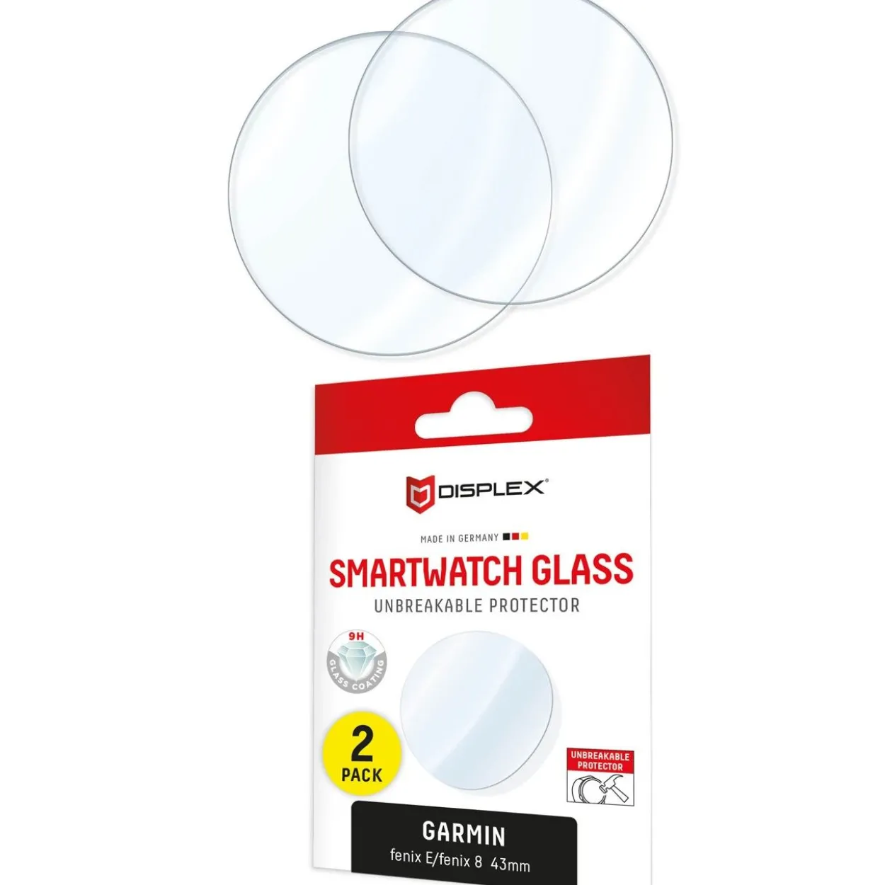 E.V.I DISPLEX GLASS GARMIN FENIX E/FENIX 8 43MM