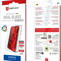 E.V.I DISPLEX REAL GLASS + CASE SAMSUNG GALAXY S25 EDGE