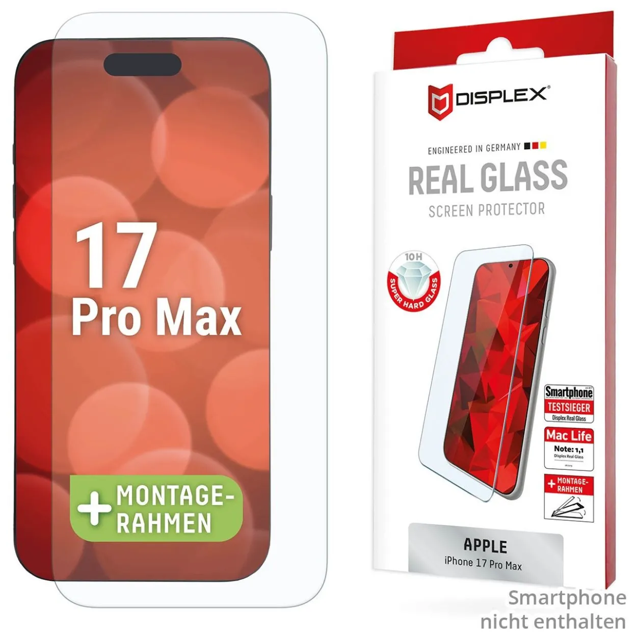 E.V.I DISPLEX REAL GLASS IPHONE 17 PRO MAX