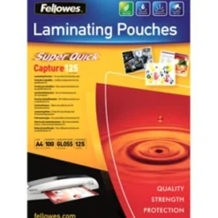 Fellowes Laminierfolientasche Super Quick, DIN A4, 250 mic